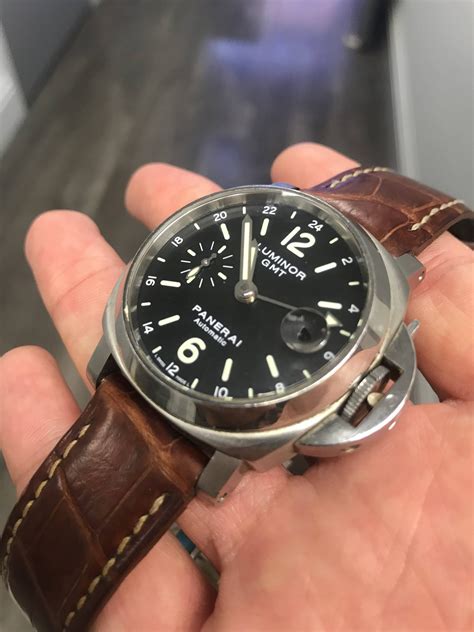 how to read panerai gmt|officine Panerai luminor gmt automatic.